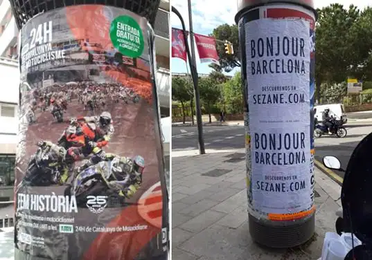 publicidad con carteles barcelona carteles barcelona