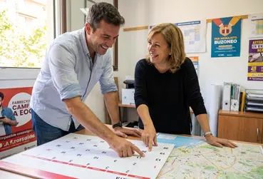 elegir fechas y zonas de reparto de publicidad